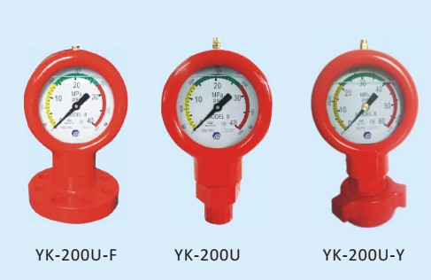 YK-200U型一體式抗震壓力表